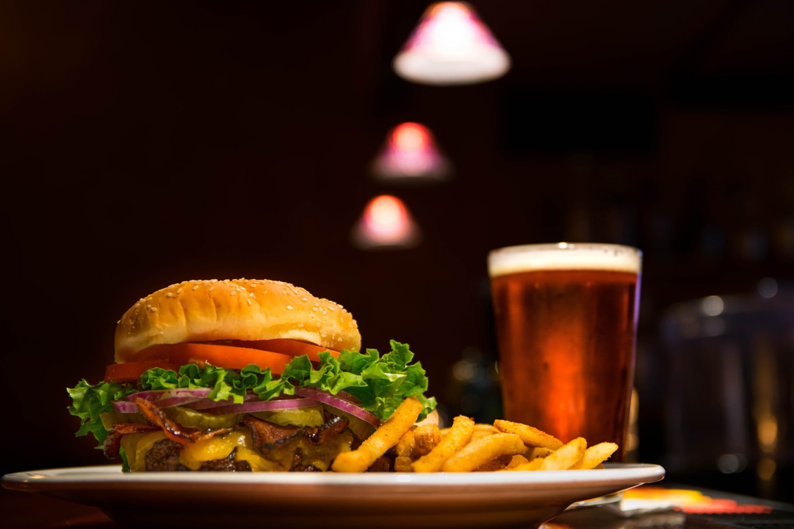 Burger and Beer Fundraiser @ The Sage Pub poster