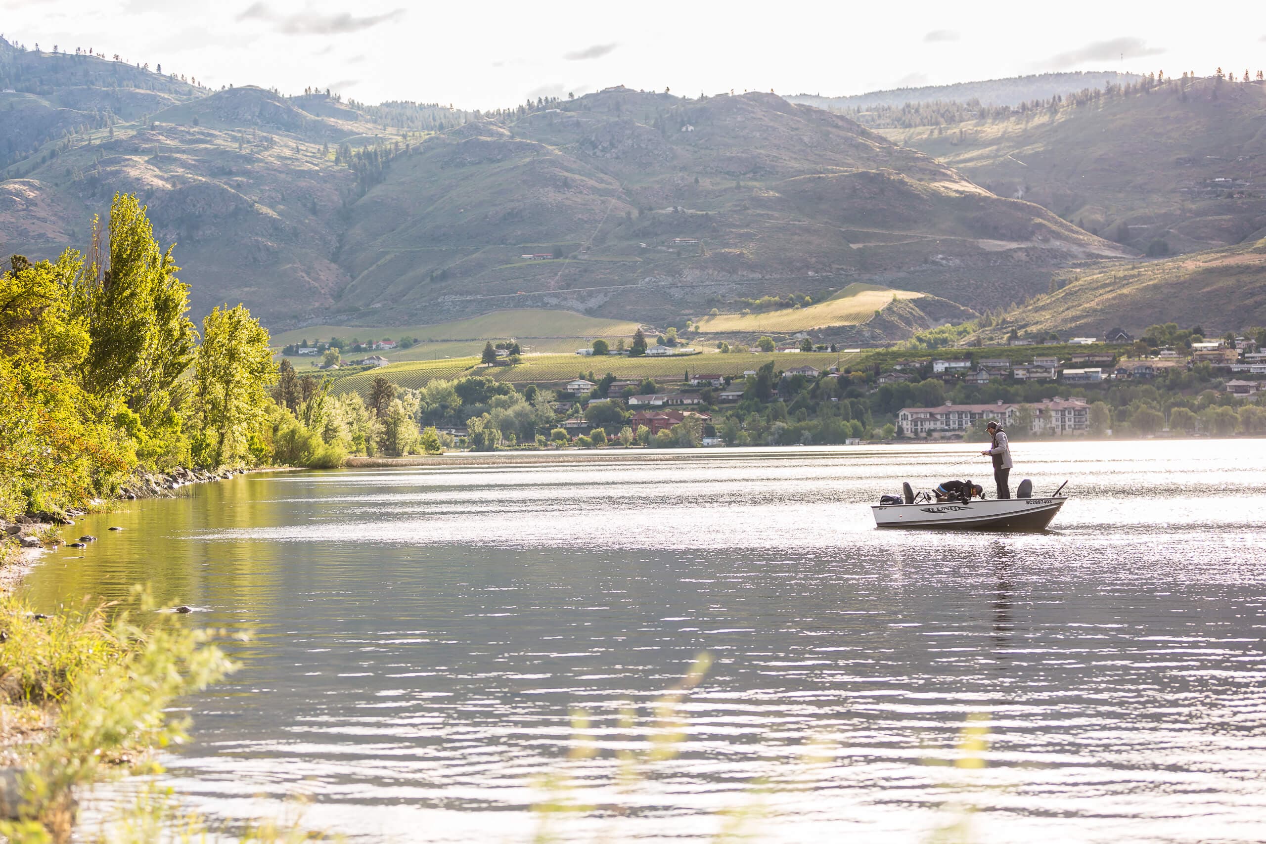 Fishing in Osoyoos