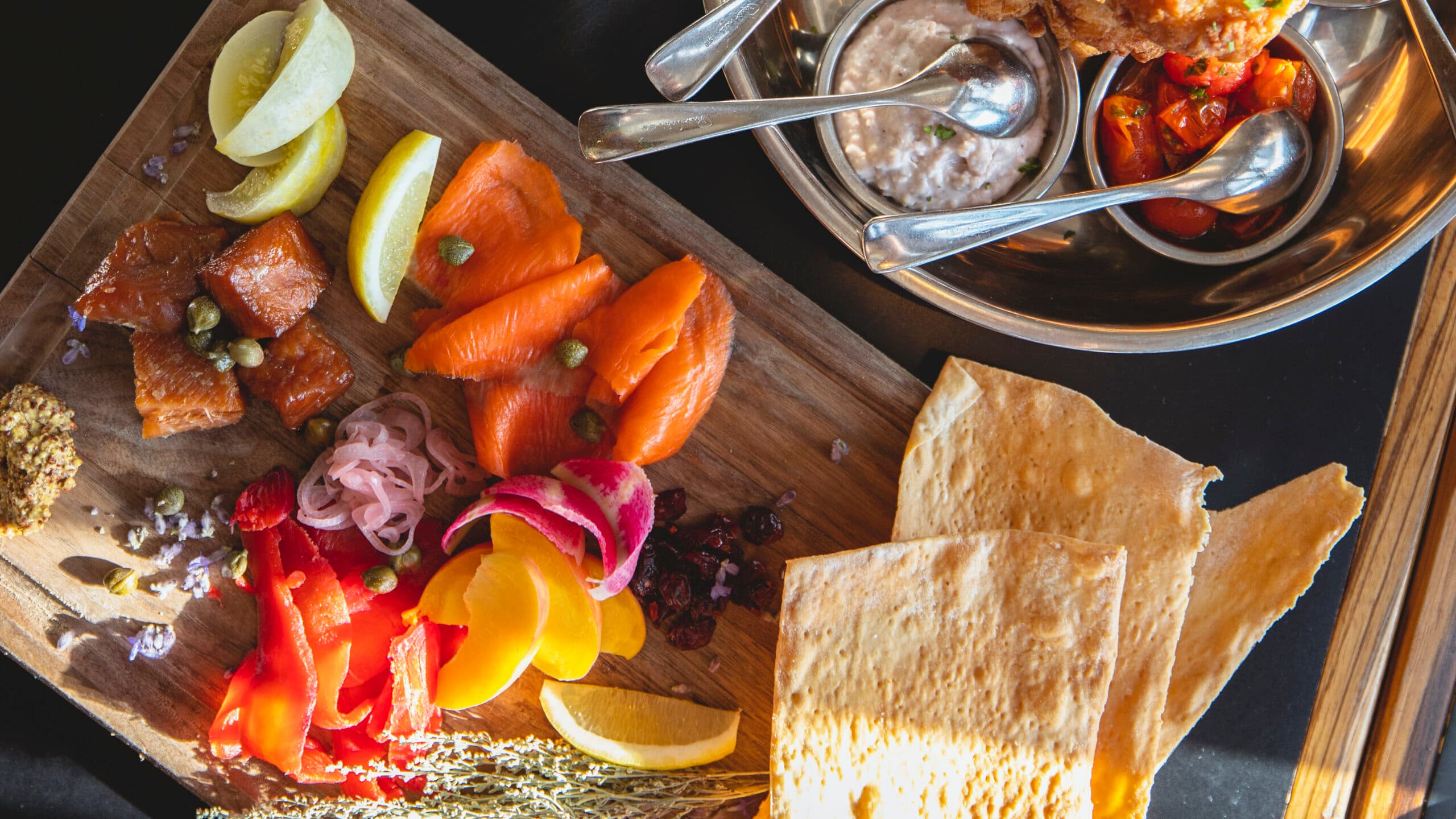 Dinner at the Bear, Fish, Root and Berry - Osoyoos - ITBC - Dining