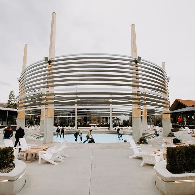 Skating Rink at the District Wine Village