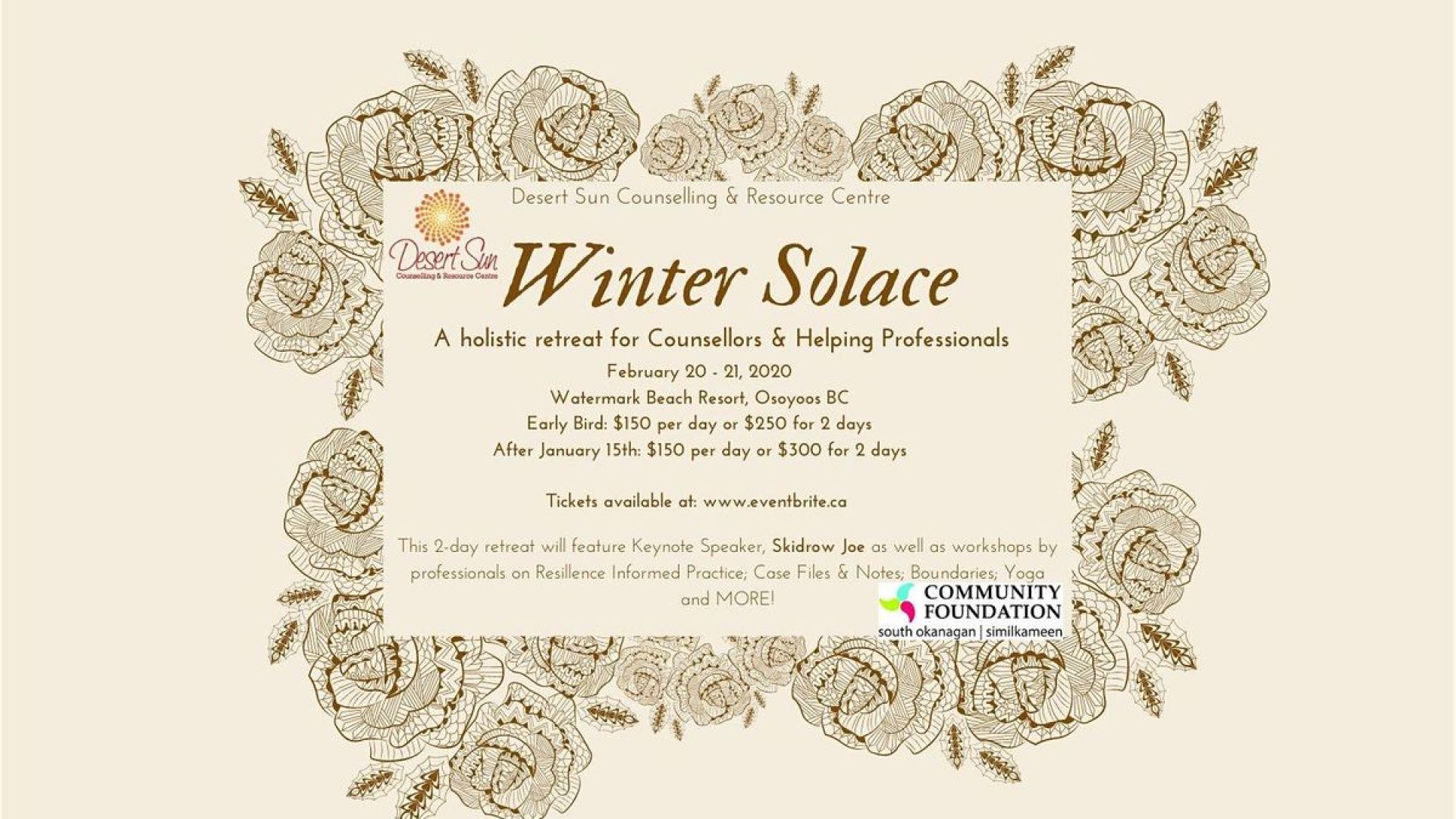 Winter Solace by Desert Sun Counselling & Resource Centre @ Watermark