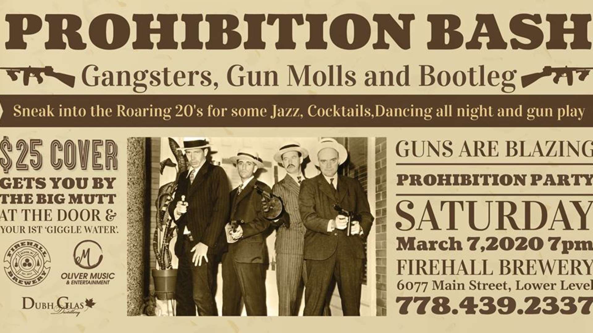 Prohibition Bash Cocktail Party With The Jazz Cafe Trio Firehall Brewery Destination Osoyoos Prohibition Bash Cocktail Party With The Jazz Cafe Trio Firehall Brewery Destination Osoyoos