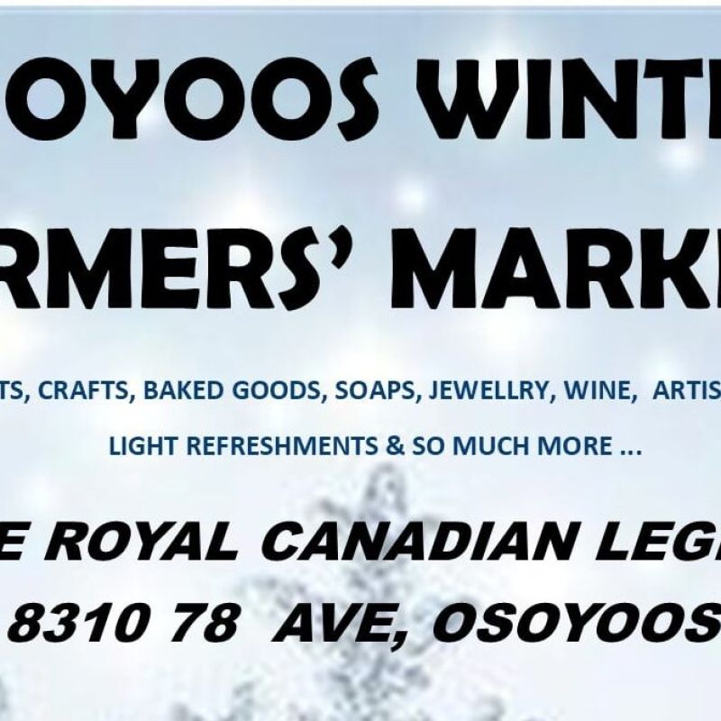 Osoyoos Winter Farmer’s Markets
