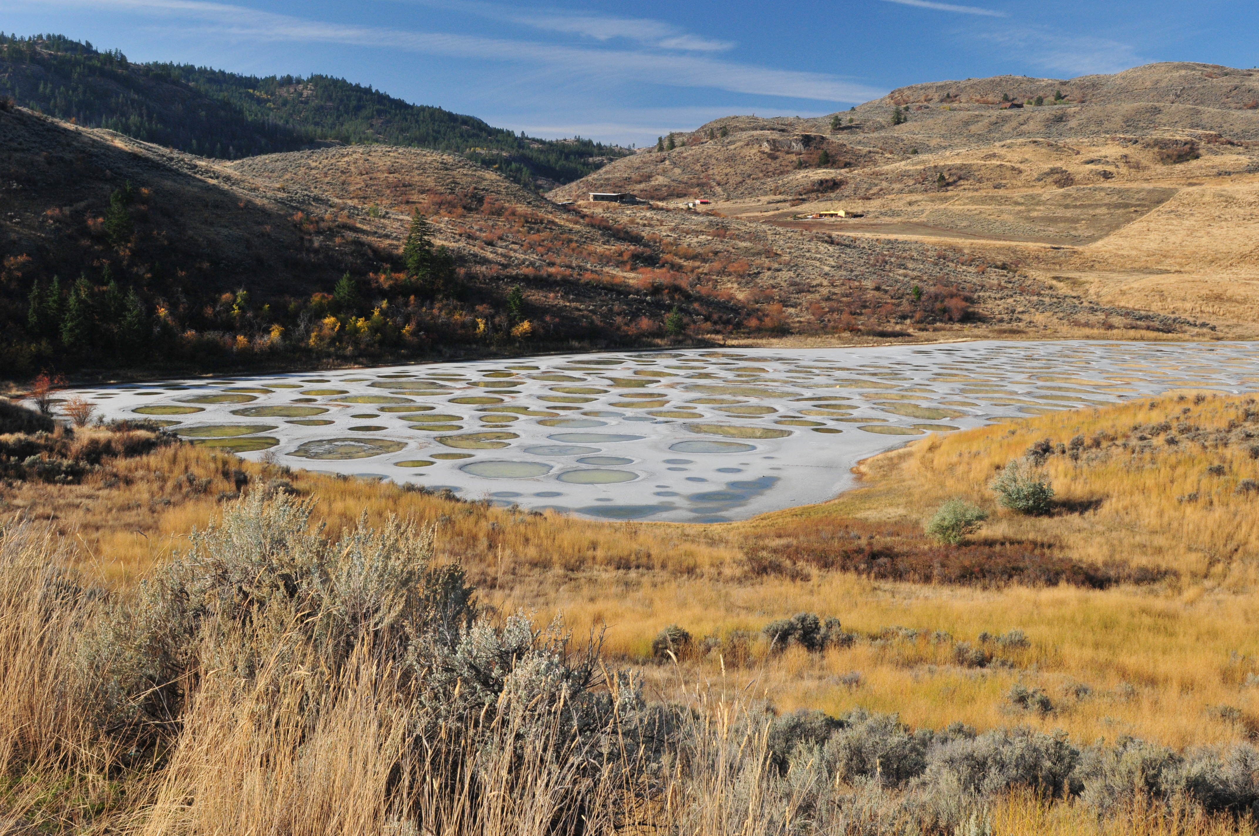 kłlilx'w (Spotted Lake) in Osoyoos BC