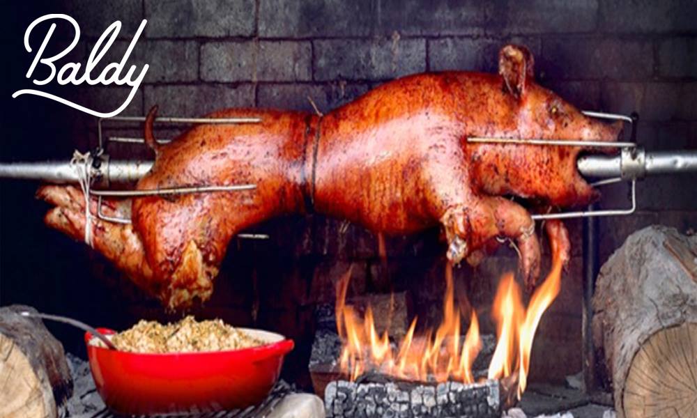 baldy pig roast