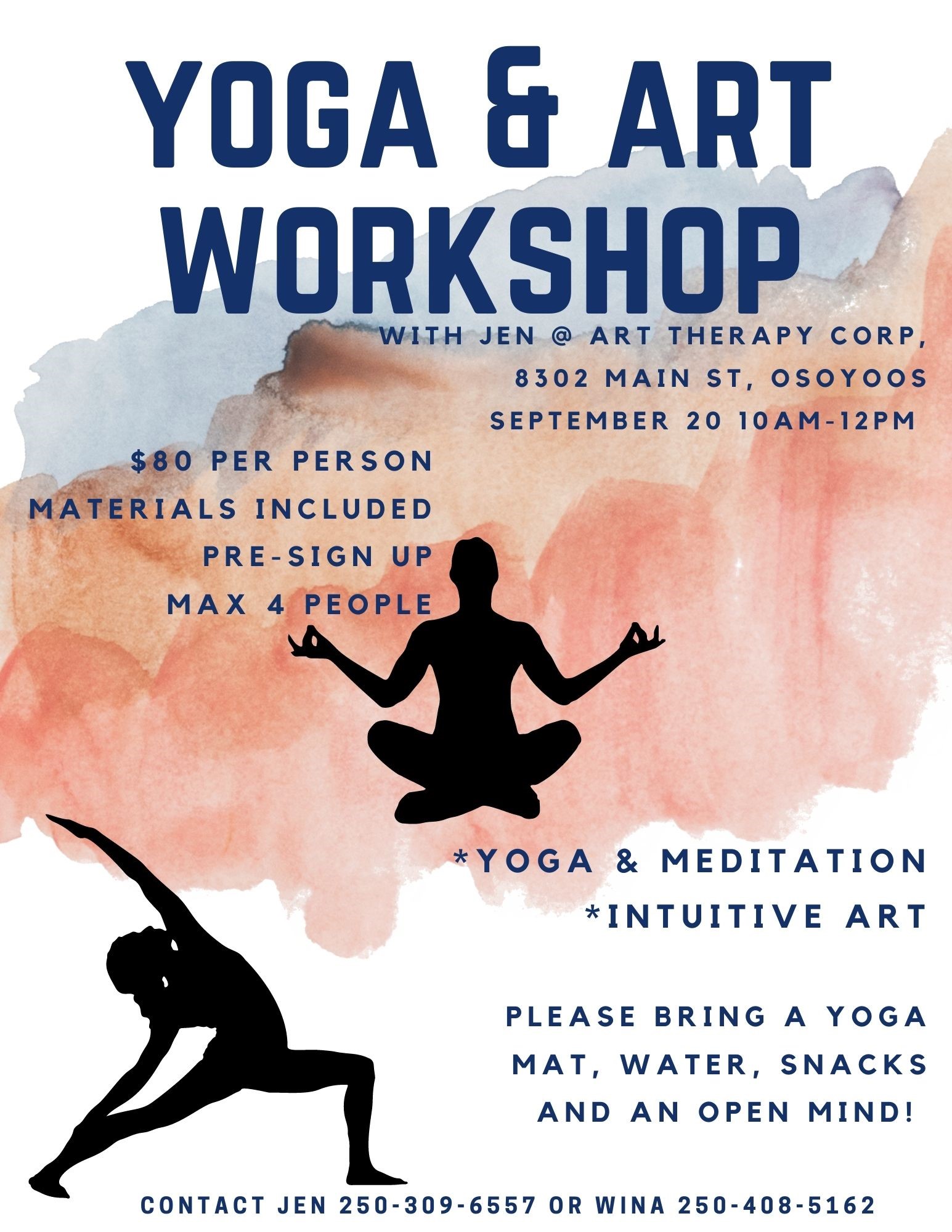 Yoga & Art Art Therapy Corp. Destination Osoyoos