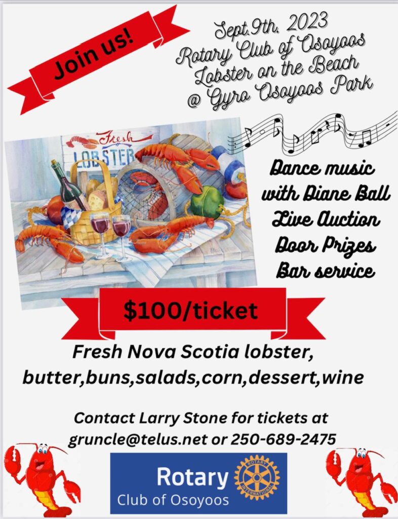 Lobster on the Beach Gyro Park Destination Osoyoos