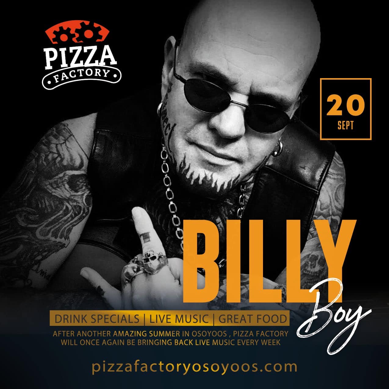 Billy Boy Pizza Factory Destination Osoyoos